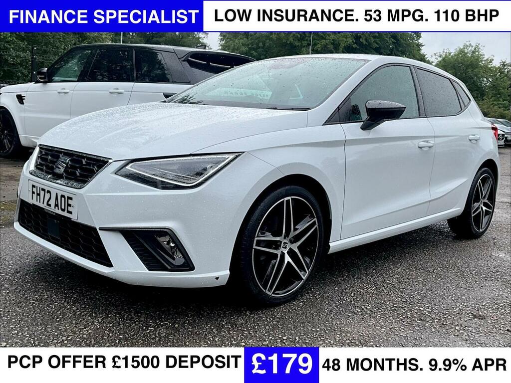 Seat Ibiza Hatchback 1.0 Tsi Fr Edition Euro 6 Ss 202 White