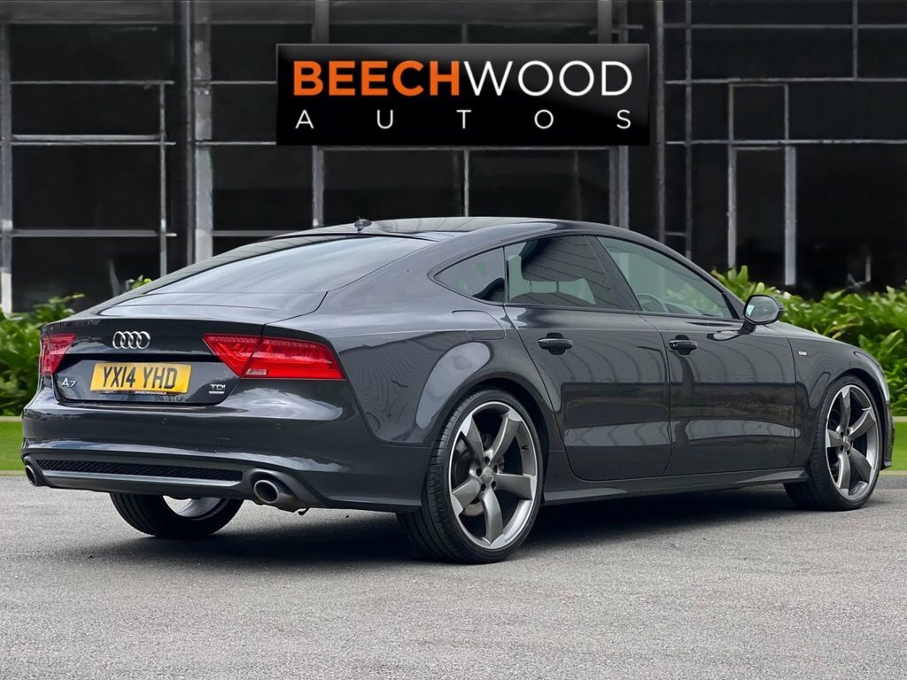 Audi A7 2014 3.0 Tdi V6 Black Edition Sportback YX14YHD Grey #6
