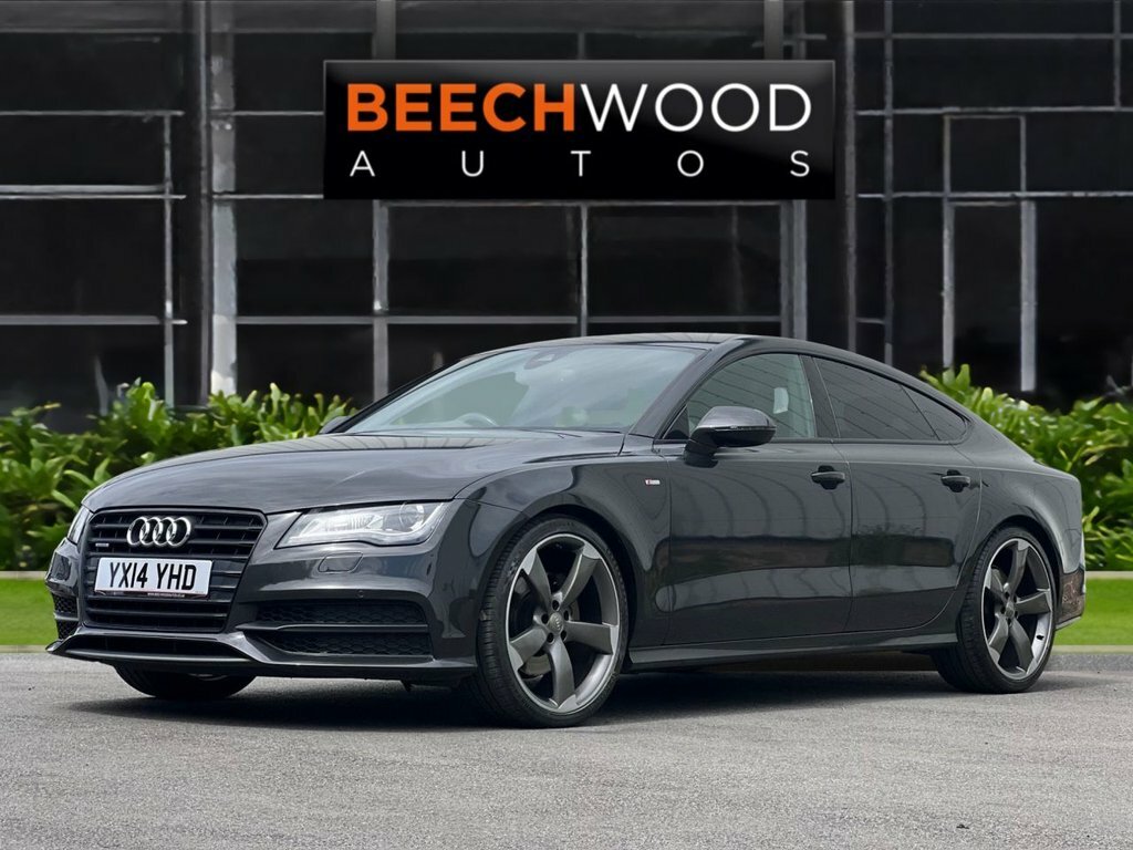 Audi A7 2014 3.0 Tdi V6 Black Edition Sportback YX14YHD Grey #2