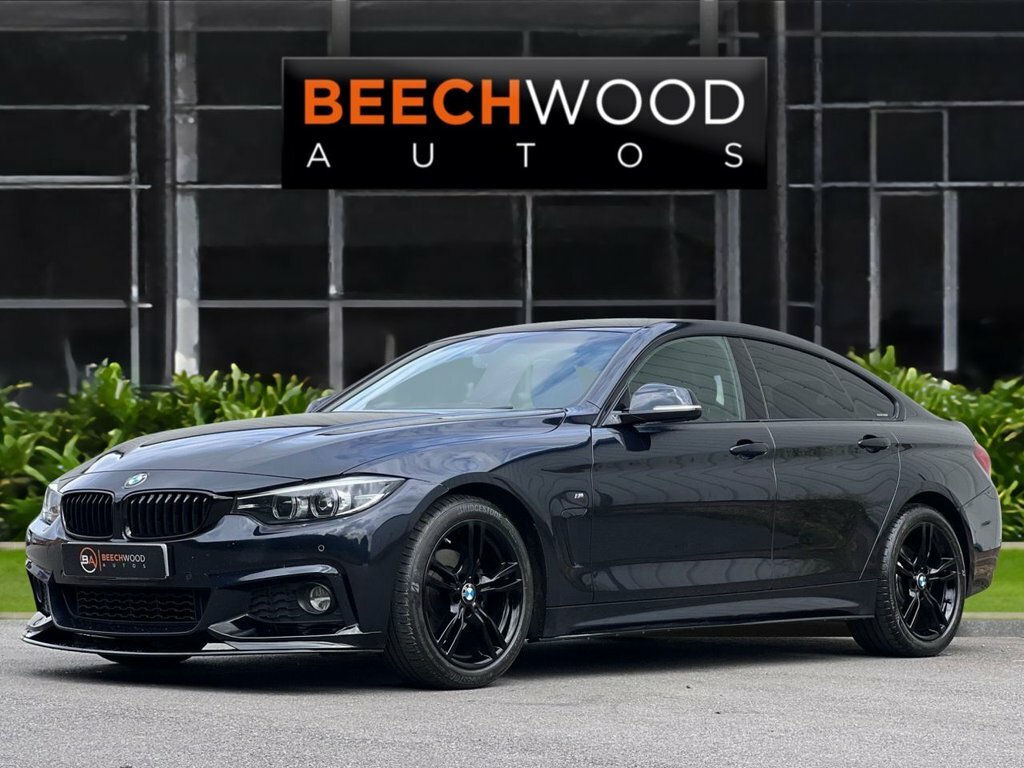 BMW 4 Series Gran Coupe 2020 2.0 420I Gpf M Sport Hatchback Aut LJ20OLV Black #2
