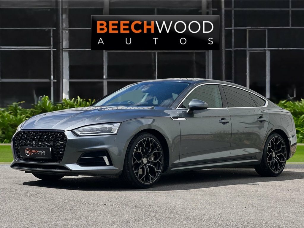 Audi A5 2018 2.0 Tdi Sport Sportback S Tronic Q HF18ZVZ Grey #2