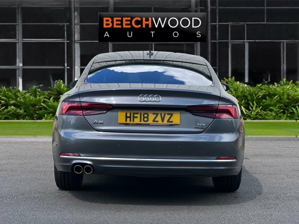 Audi A5 2018 2.0 Tdi Sport Sportback S Tronic Q HF18ZVZ Grey #5