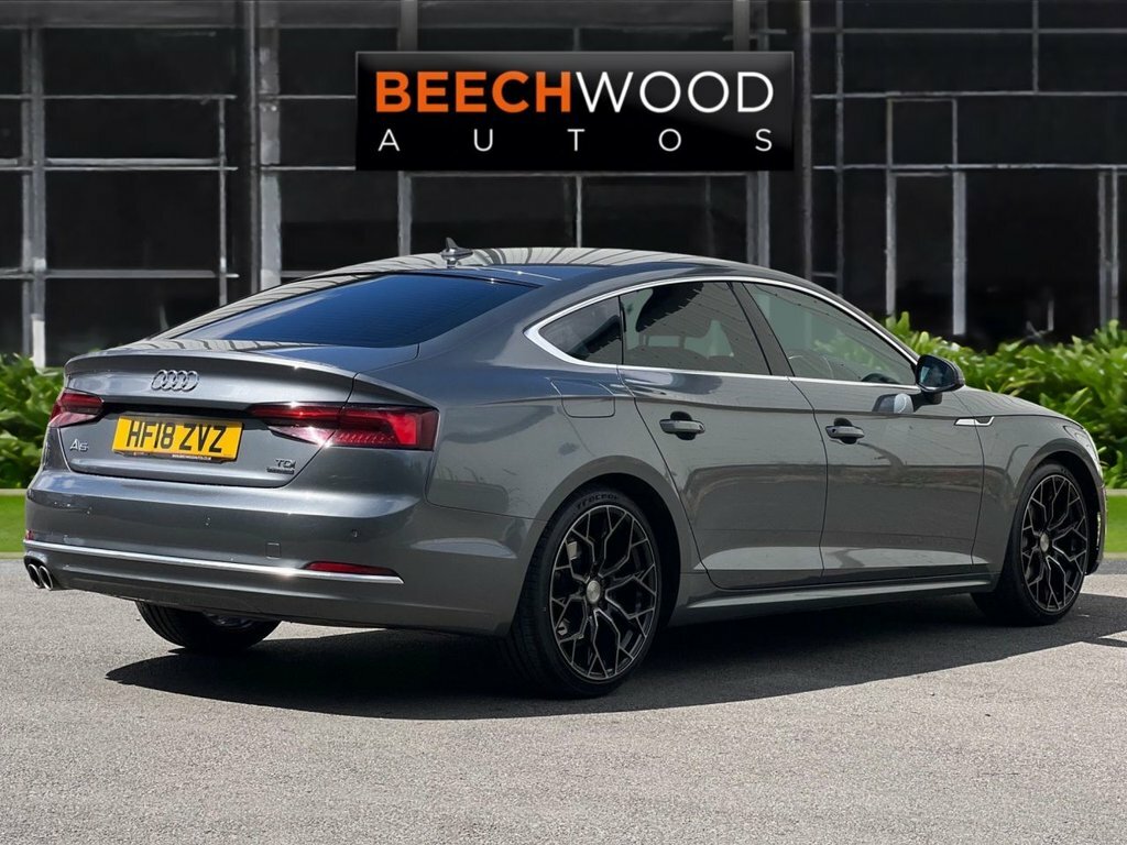 Audi A5 2018 2.0 Tdi Sport Sportback S Tronic Q HF18ZVZ Grey #4