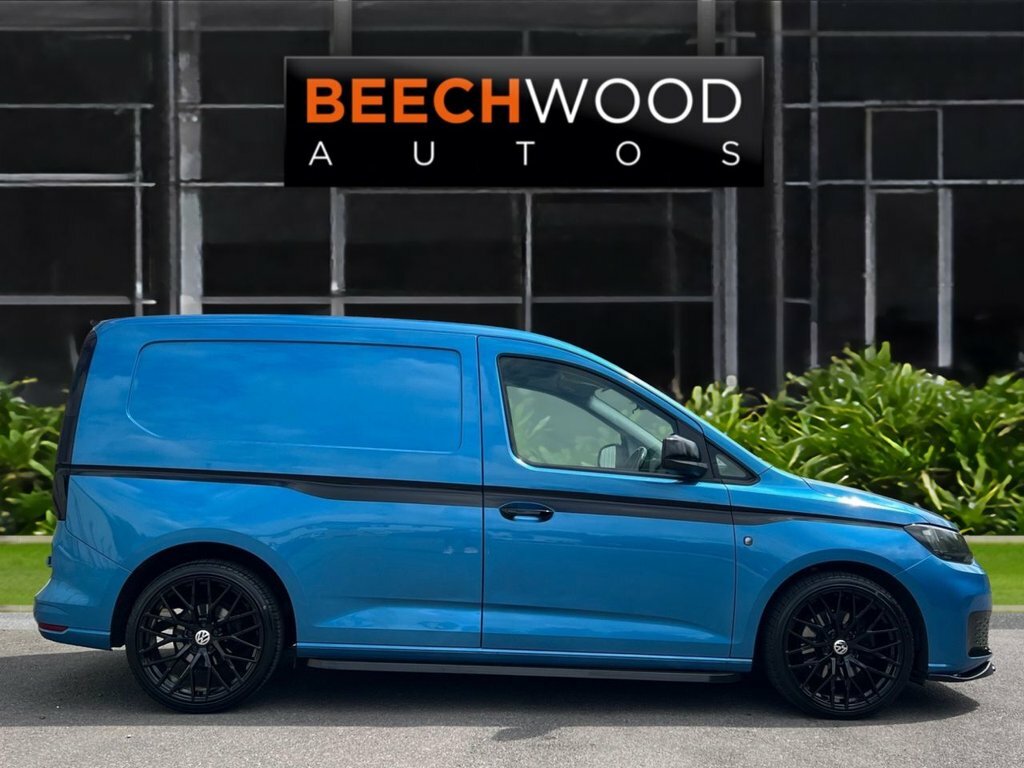 Volkswagen Caddy 2021 2.0 Tdi C20 Commerce Plus Panel Van Diese EK21JWU Blue #4