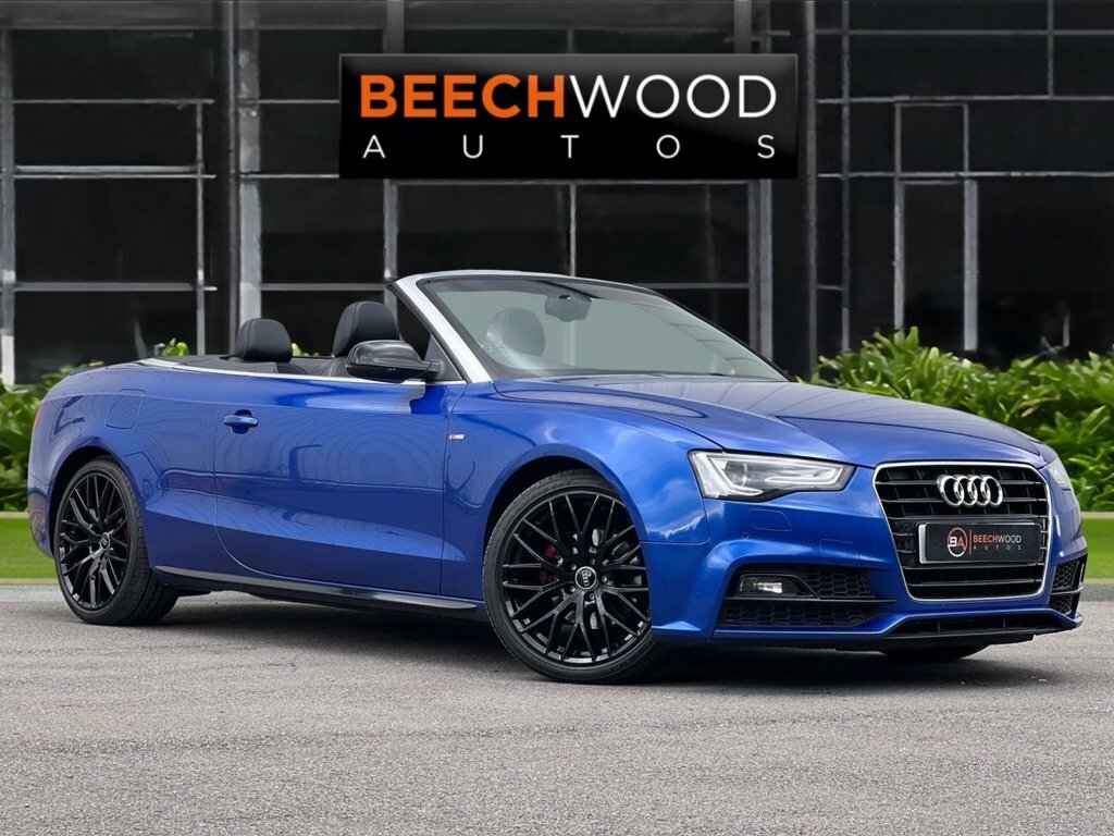 Audi A5 2016 2.0 Tdi S Line Special Edition Plus Convertib Blue