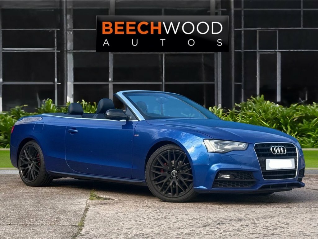 Audi A5 2016 2.0 Tdi S Line Special Edition Plus Convertib Blue