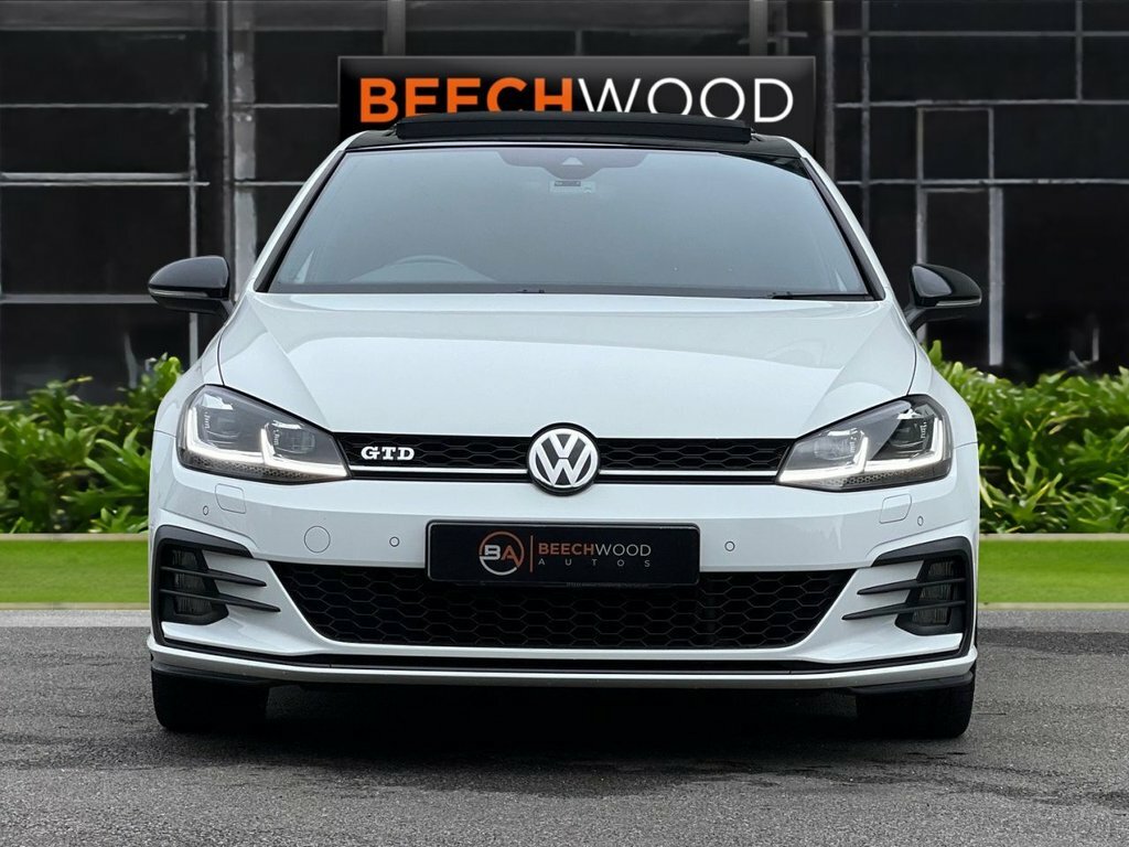 Volkswagen Golf 2019 2.0 Tdi Gtd Hatchback Dsg Euro 6 White #3