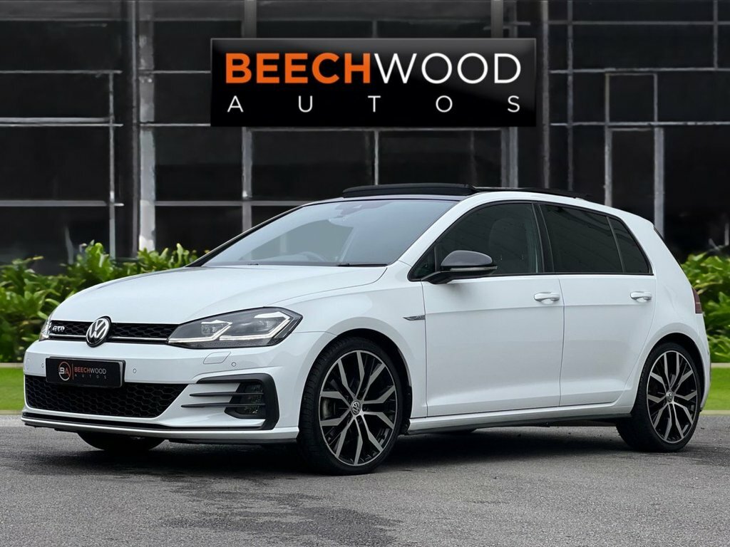 Volkswagen Golf 2019 2.0 Tdi Gtd Hatchback Dsg Euro 6 White #2