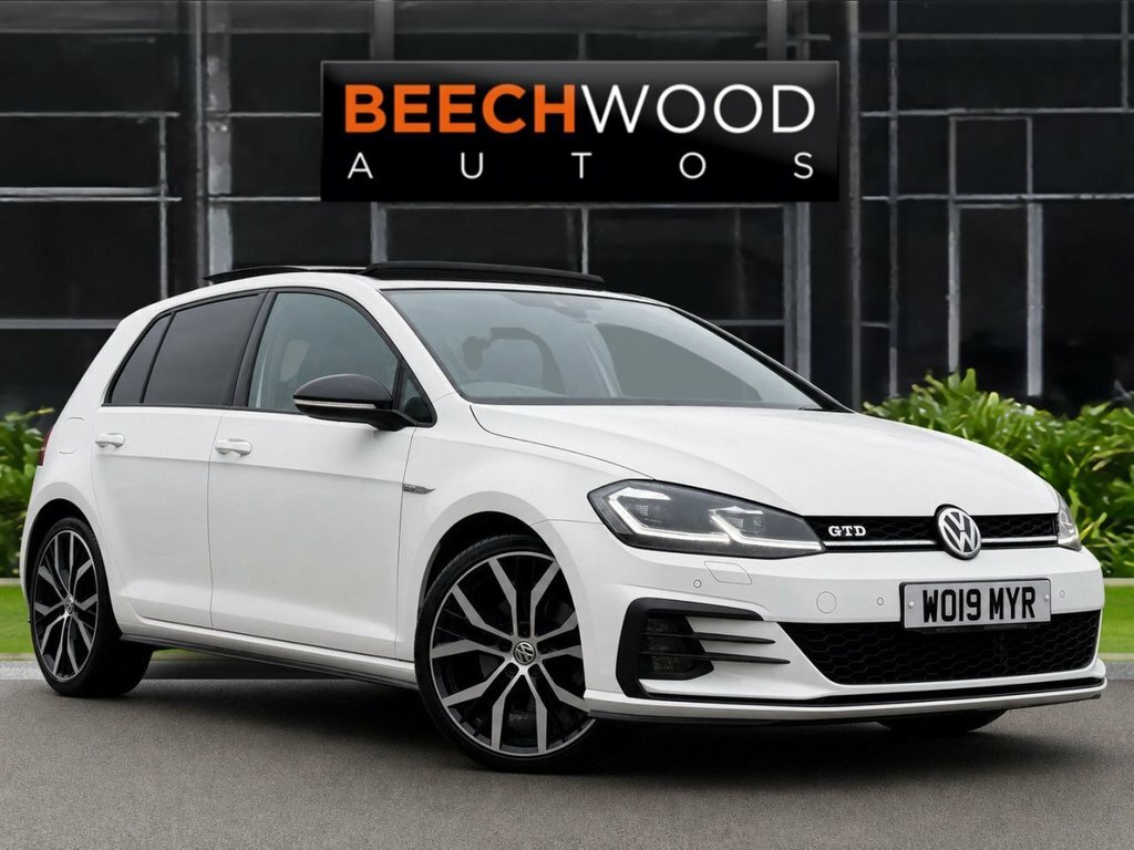 Volkswagen Golf 2019 2.0 Tdi Gtd Hatchback Dsg Euro 6 White