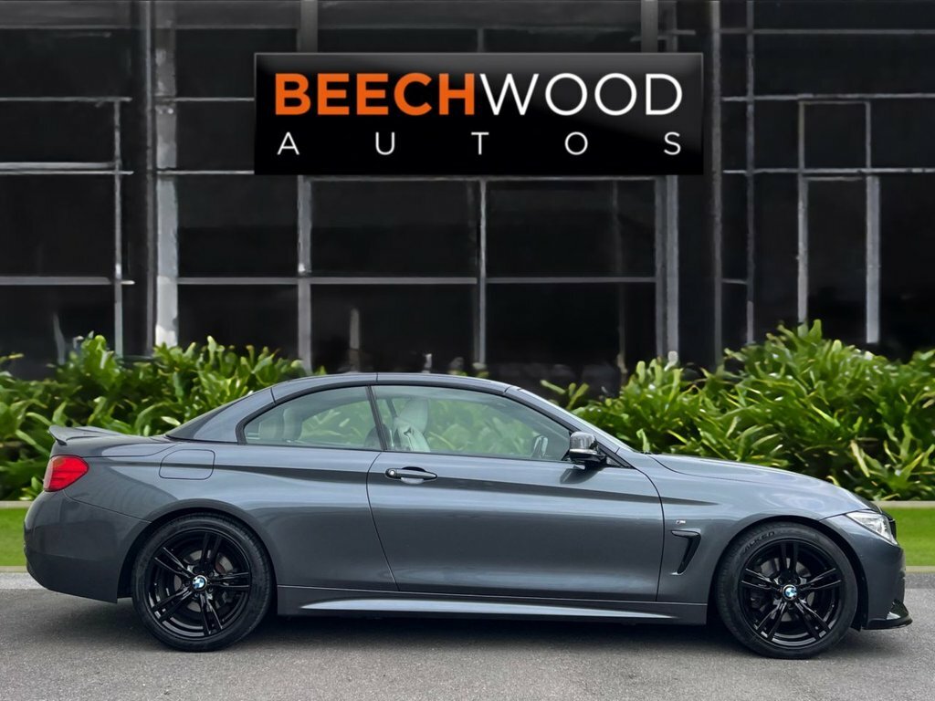 BMW 4 Series 2016 2.0 420D M Sport Convertible Manua Grey #4
