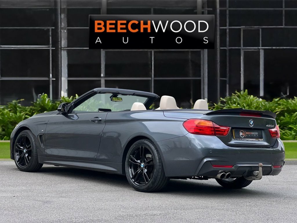 BMW 4 Series 2016 2.0 420D M Sport Convertible Manua Grey #6