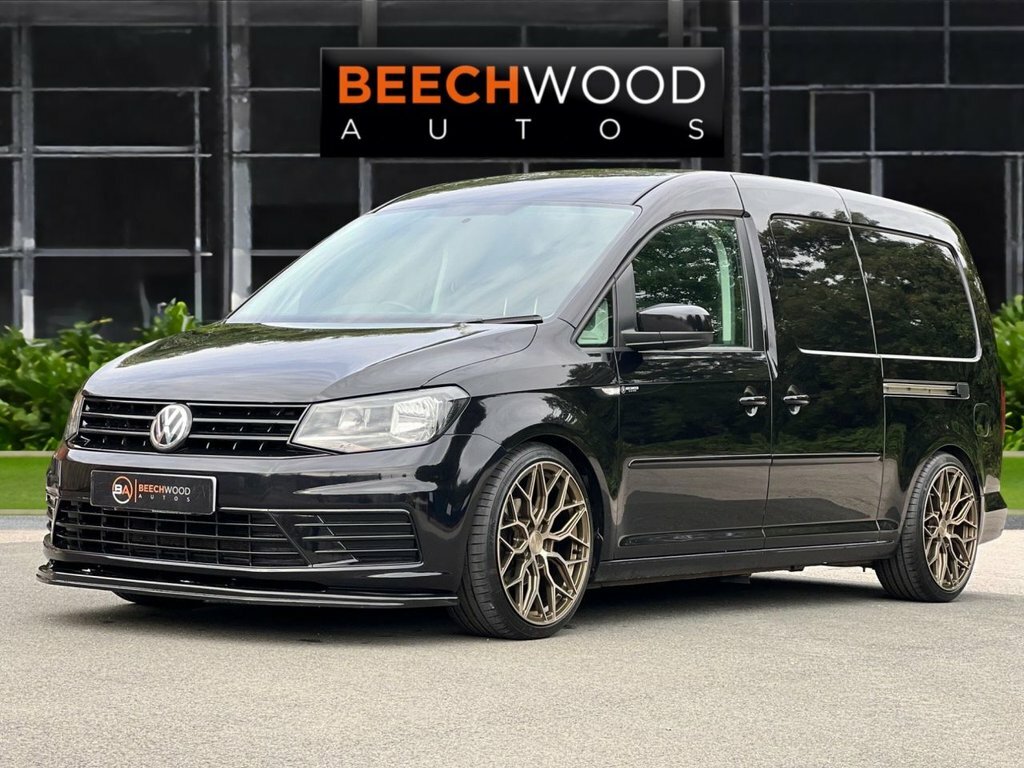 Volkswagen Caddy Maxi 2019 2.0 Tdi C20 Startline Panel Van 6Dr Ma Black #2