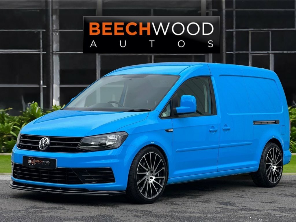 Volkswagen Caddy Maxi 2015 1.6 Tdi C20 Cr Beechwood Custom Panel Van 6Dr Blue #2