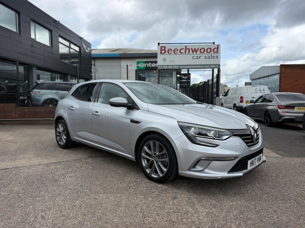 Renault Megane 1.6 Dci Gt Line Nav Euro 6 Ss Silver