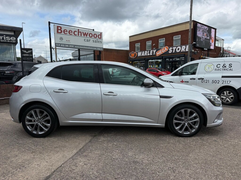 Renault Megane 1.6 Dci Gt Line Nav Euro 6 Ss Silver #2