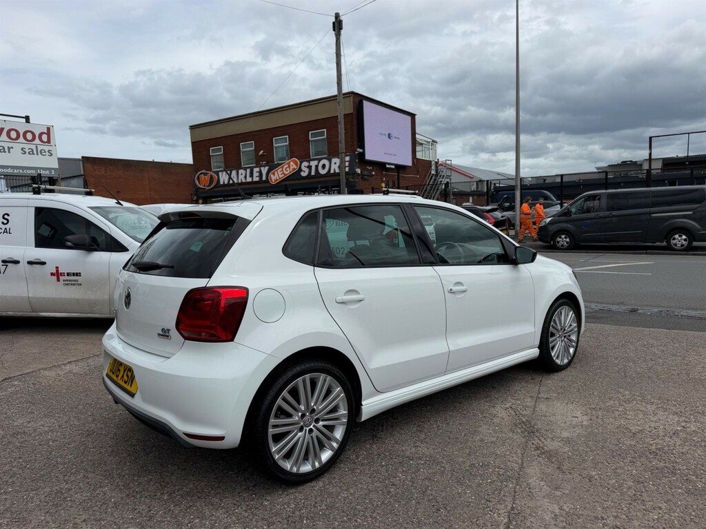 Volkswagen Polo 1.4 Tsi Bluemotion Tech Act Bluegt Dsg Euro 6 Ss White #4