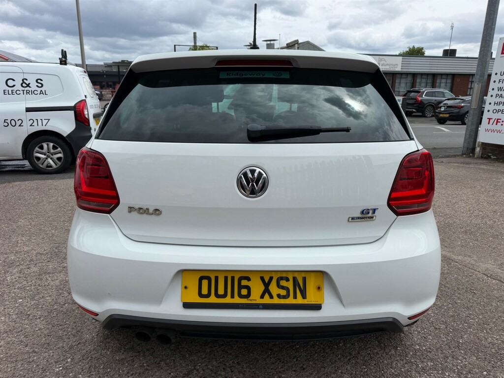 Volkswagen Polo 1.4 Tsi Bluemotion Tech Act Bluegt Dsg Euro 6 Ss White #5