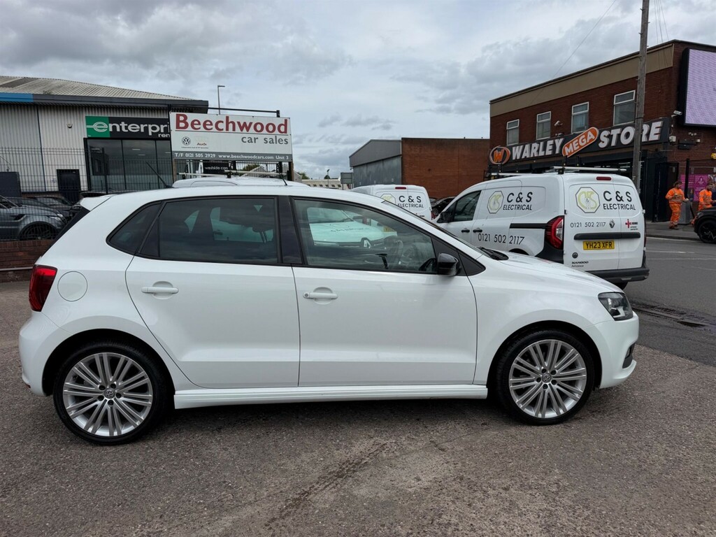 Volkswagen Polo 1.4 Tsi Bluemotion Tech Act Bluegt Dsg Euro 6 Ss White #3