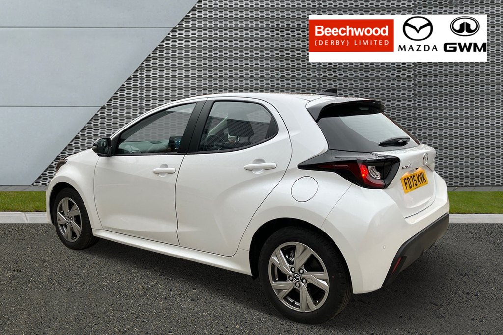 Mazda 2 1.5I Hybrid Exclusive Line Cvt White #5