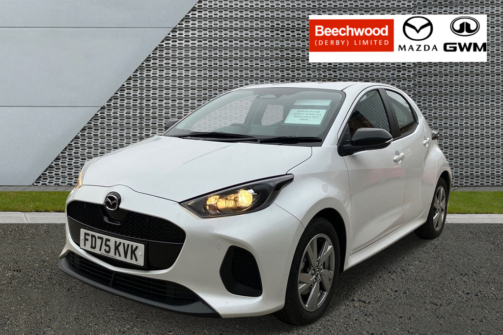 Mazda 2 1.5I Hybrid Exclusive Line Cvt White #4