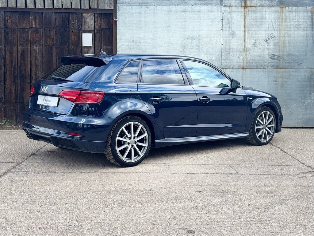 Audi A3 Tfsi Cod Black Edition U3348 Ulez WG18LZN Blue #6