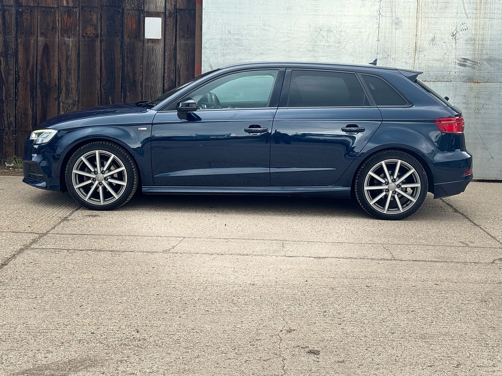 Audi A3 Tfsi Cod Black Edition U3348 Ulez WG18LZN Blue #4