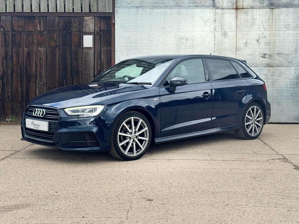 Audi A3 Tfsi Cod Black Edition U3348 Ulez WG18LZN Blue #2