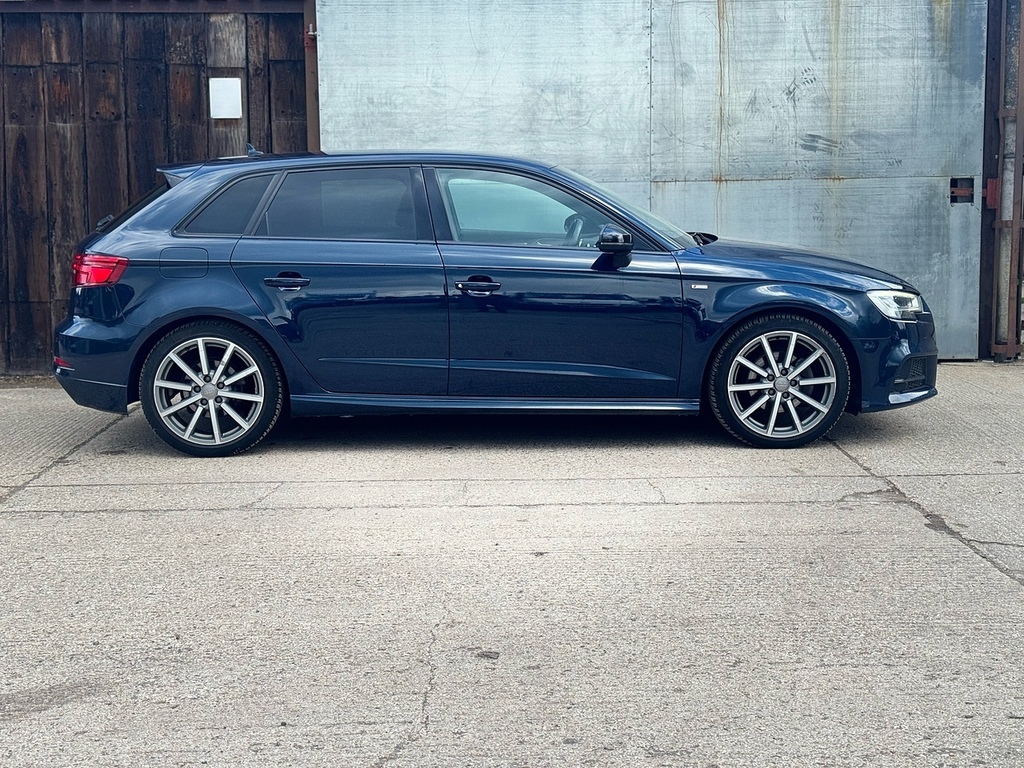 Audi A3 Tfsi Cod Black Edition U3348 Ulez WG18LZN Blue #3