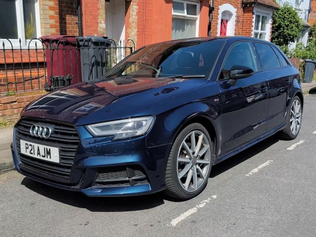 Audi A3 Tfsi Cod Black Edition U3348 Ulez WG18LZN Blue #2