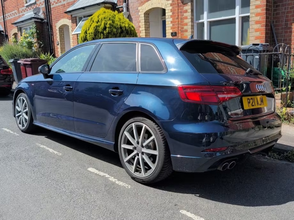 Audi A3 Tfsi Cod Black Edition U3348 Ulez WG18LZN Blue #4