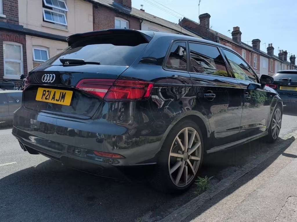 Audi A3 Tfsi Cod Black Edition U3348 Ulez WG18LZN Blue #3