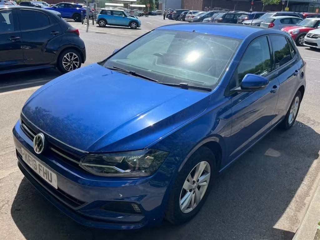 Volkswagen Polo Tsi Se U3347 Ulez KE18FHU Blue #2