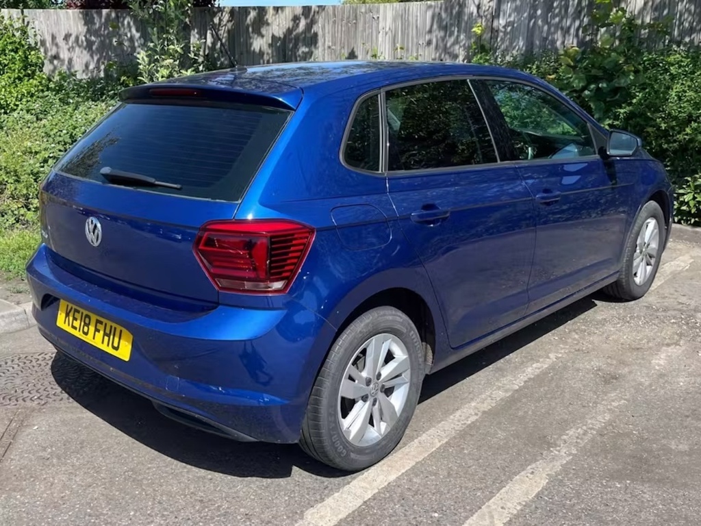 Volkswagen Polo Tsi Se U3347 Ulez KE18FHU Blue #3