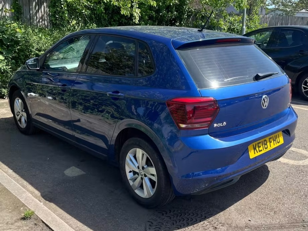 Volkswagen Polo Tsi Se U3347 Ulez KE18FHU Blue #4