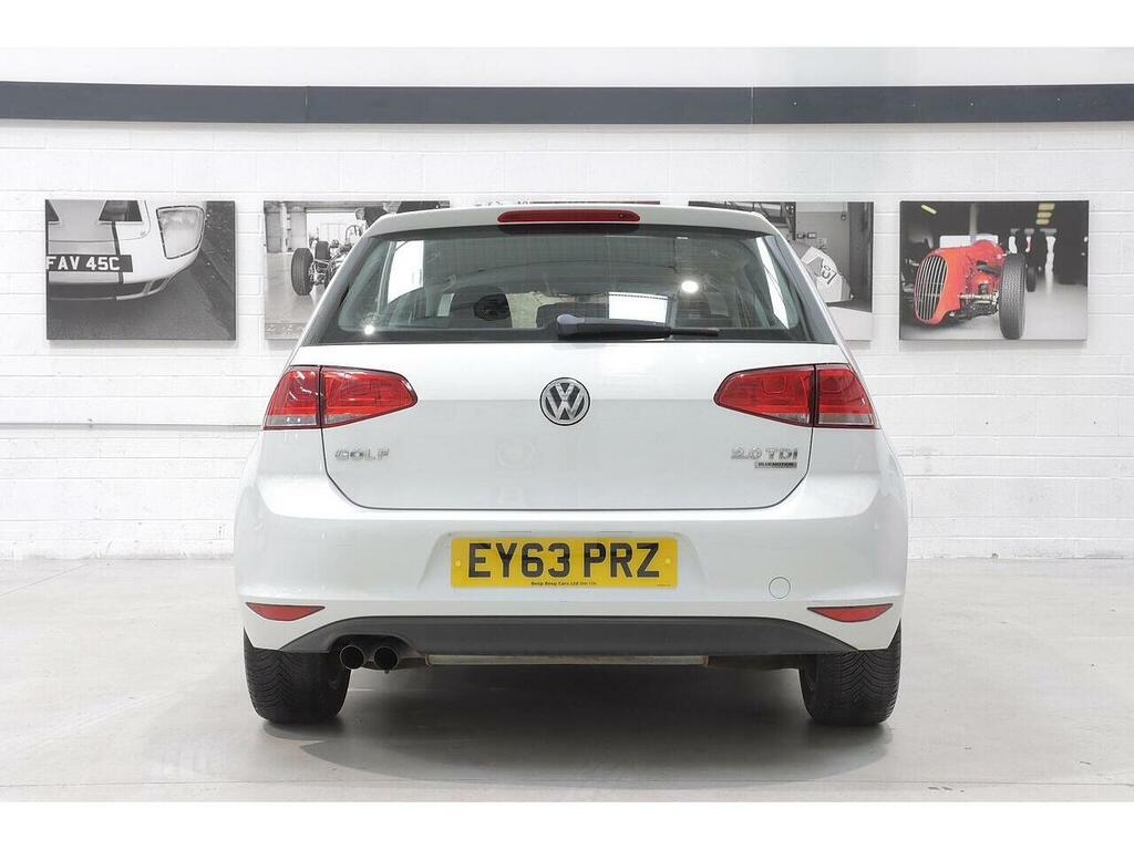 Volkswagen Golf 2.0 Tdi Bluemotion Tech Se Dsg Euro 5 Ss EY63PRZ White #4