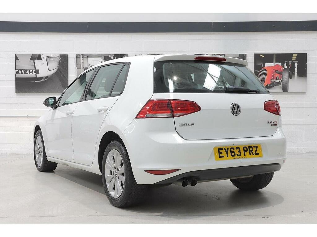 Volkswagen Golf 2.0 Tdi Bluemotion Tech Se Dsg Euro 5 Ss EY63PRZ White #5