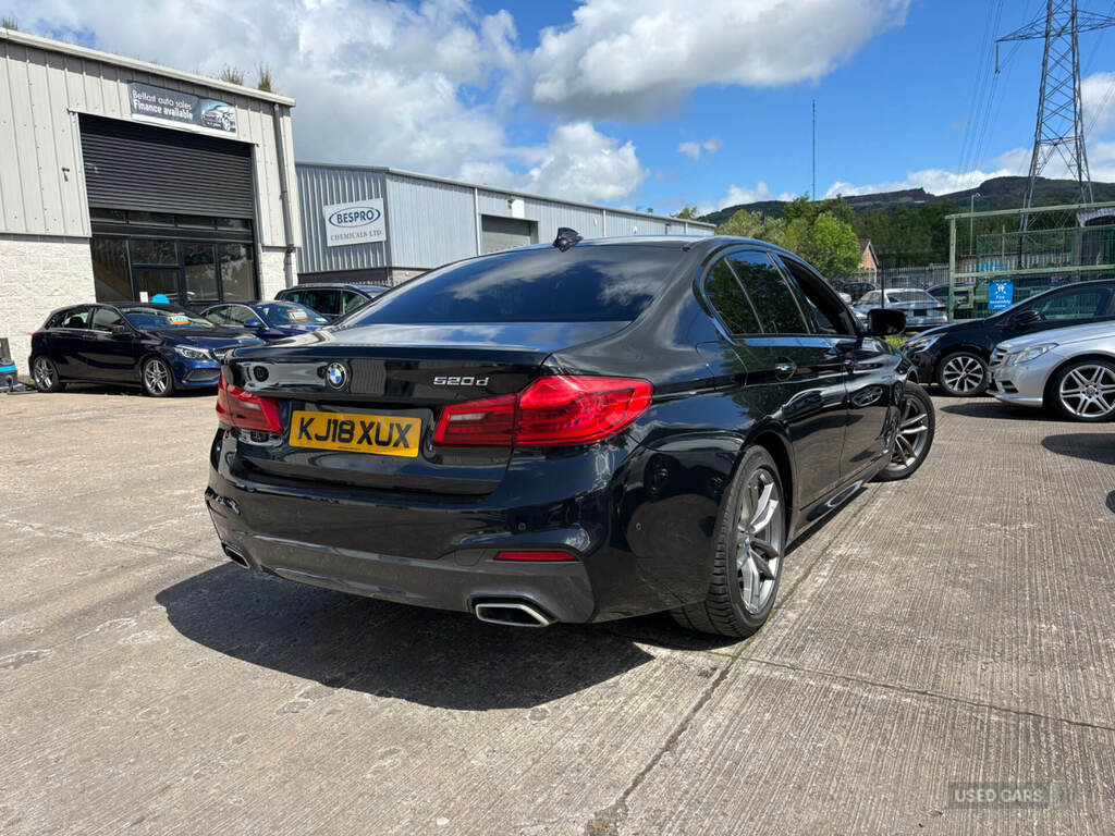 BMW 5 Series 520D M Sport Black #2