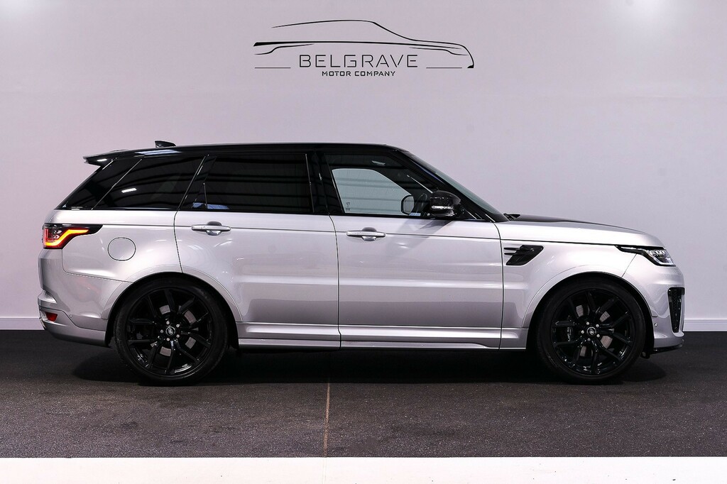Land Rover Range Rover Sport 5.0 P575 V8 Svr Carbon Edition Suv EY22KYX Silver