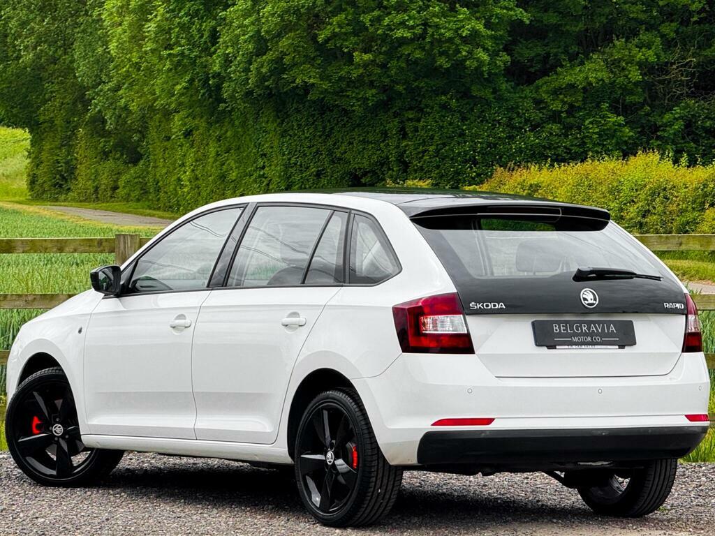 Skoda Rapid Spaceback 1.6 Tdi Elegance Euro 5 White #3
