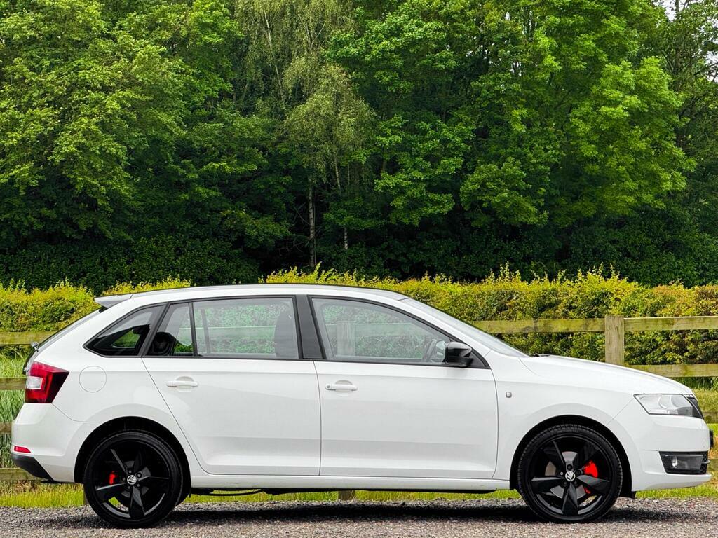 Skoda Rapid Spaceback 1.6 Tdi Elegance Euro 5 White #4