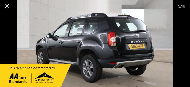 Dacia Duster Laureate 1.5 Dci 2Wd Black #3