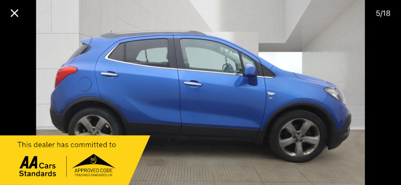 Vauxhall Mokka Se 1.7 Cdti S Blue #5