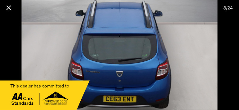 Dacia Sandero Stepway 0.9 Tce Ambiance Euro 5 Silver #7