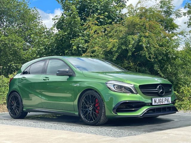 Mercedes-Benz A Class 2.0 A45 Amg Hatchback Spds Dct 4Matic E NJ66PVL Green #5