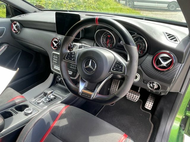 Mercedes-Benz A Class 2.0 A45 Amg Hatchback Spds Dct 4Matic E NJ66PVL Green #4