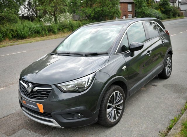 Vauxhall Crossland X 2017 1.6 Turbo D Elite Nav Suv E DV67HZH Grey #3