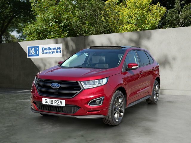 Ford Edge 2.0 Tdci St-line Suv Powershift Awd Eur GJ18RZV Red #4