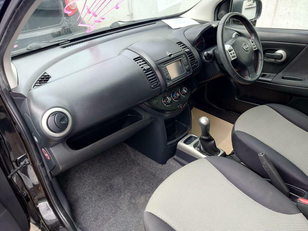 Nissan Note 1.4 16V N-tec Euro 5 Black #6