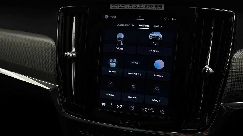 Volvo V90 V90 2.0 T6 350 Phev Plus Dark Awd Grey #34
