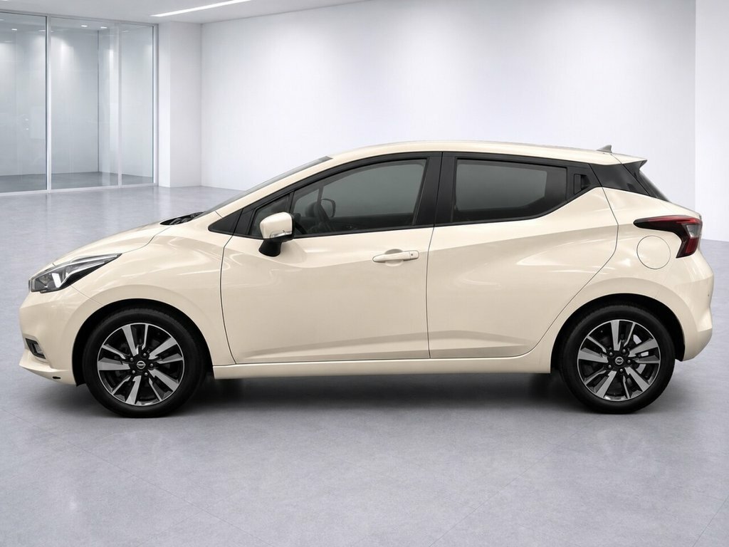 Nissan Micra Hatchback DG18LXX White #6